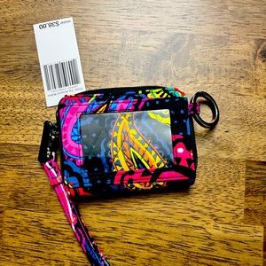 Vera Bradley Petite Zip Around Wallet - Twilight Paisley